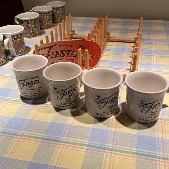 Fiestaware 1996 mug. 60 th anniversary logo. Never used. Display use only. - Picture 4 of 6